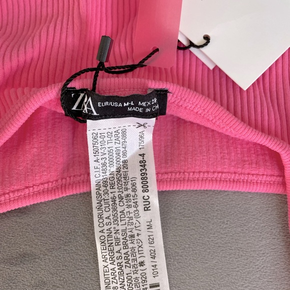 Zara Seamless Crop Tank Top - M/L - BNWT - Picture 7 of 10